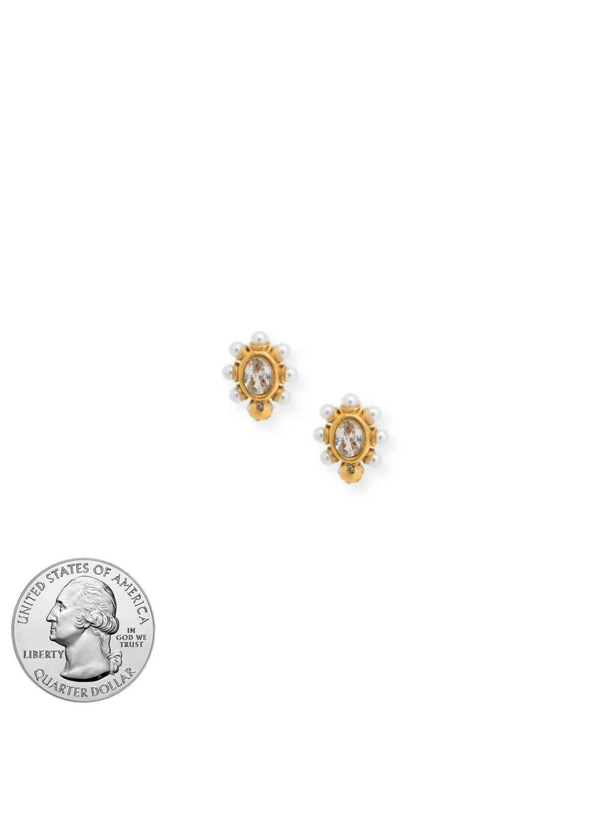 Bracha Cypress Pearl Stud Earring