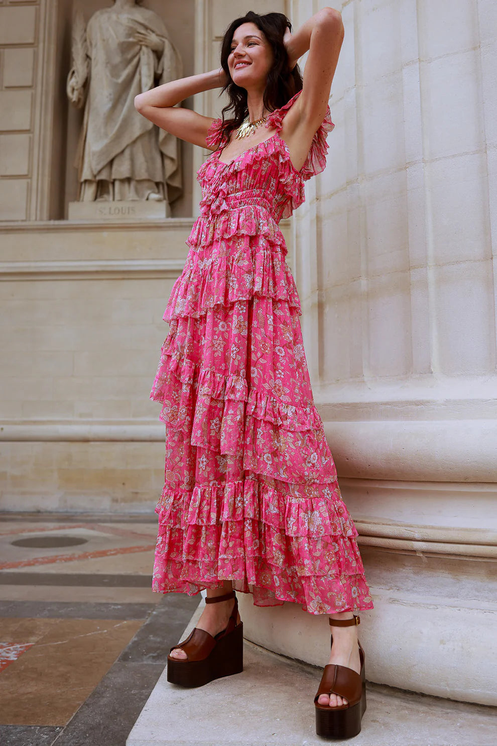 Strawberry Paris Corinne Dress SMALL Strawberry Paris Corinne Dress SMALL