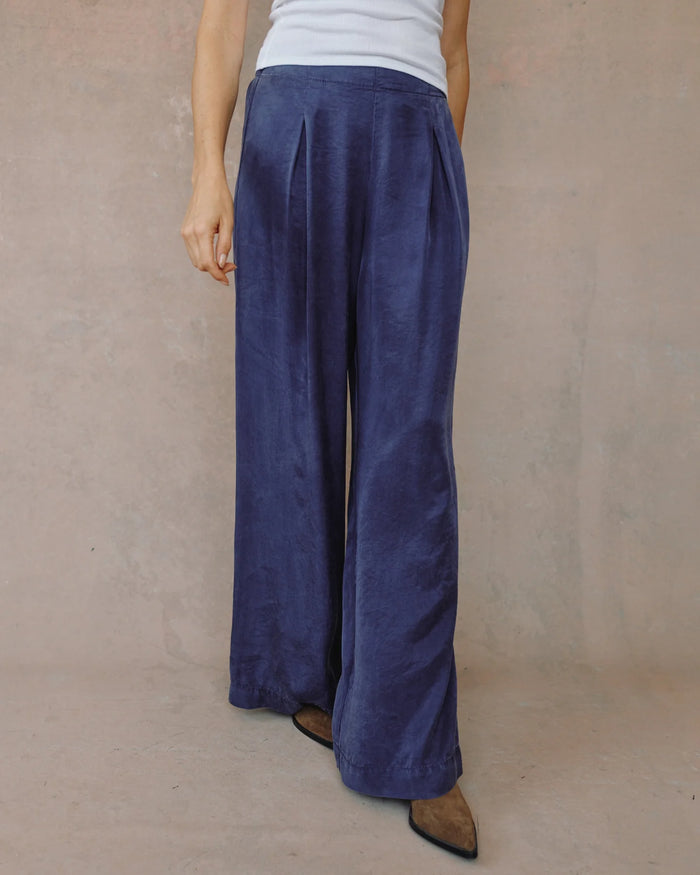 Bella Dahl Pull On Inverted Pleat Wide Leg