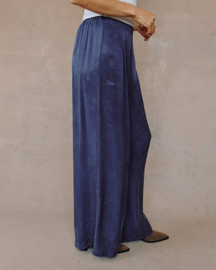 Bella Dahl Pull On Inverted Pleat Wide Leg