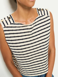 Bettina Tank Night Sky Stripe