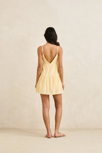 Classic Tiered Mini Dress Butter