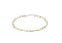 Enewton Gemstone Gold Joy Pattern 3mm Bead Bracelet