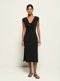 Kalee Column Dress Jet Black