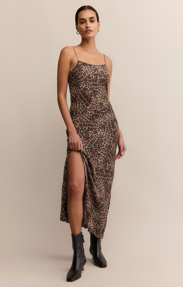 Cielo Leopard Midi Dress