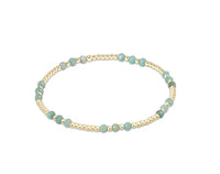 Enewton Gemstone Gold Joy Pattern 3mm Bead Bracelet