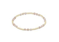 Enewton Gemstone Gold Joy Pattern 3mm Bead Bracelet