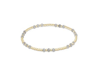 Enewton Gemstone Gold Joy Pattern 3mm Bead Bracelet
