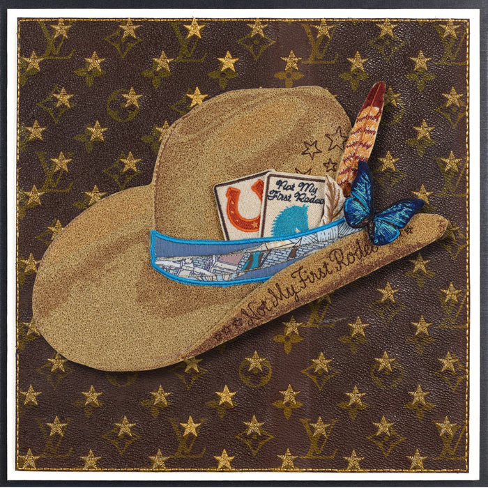Stephen Wilson Studio ASPEN Tan/Blue 12"X12"