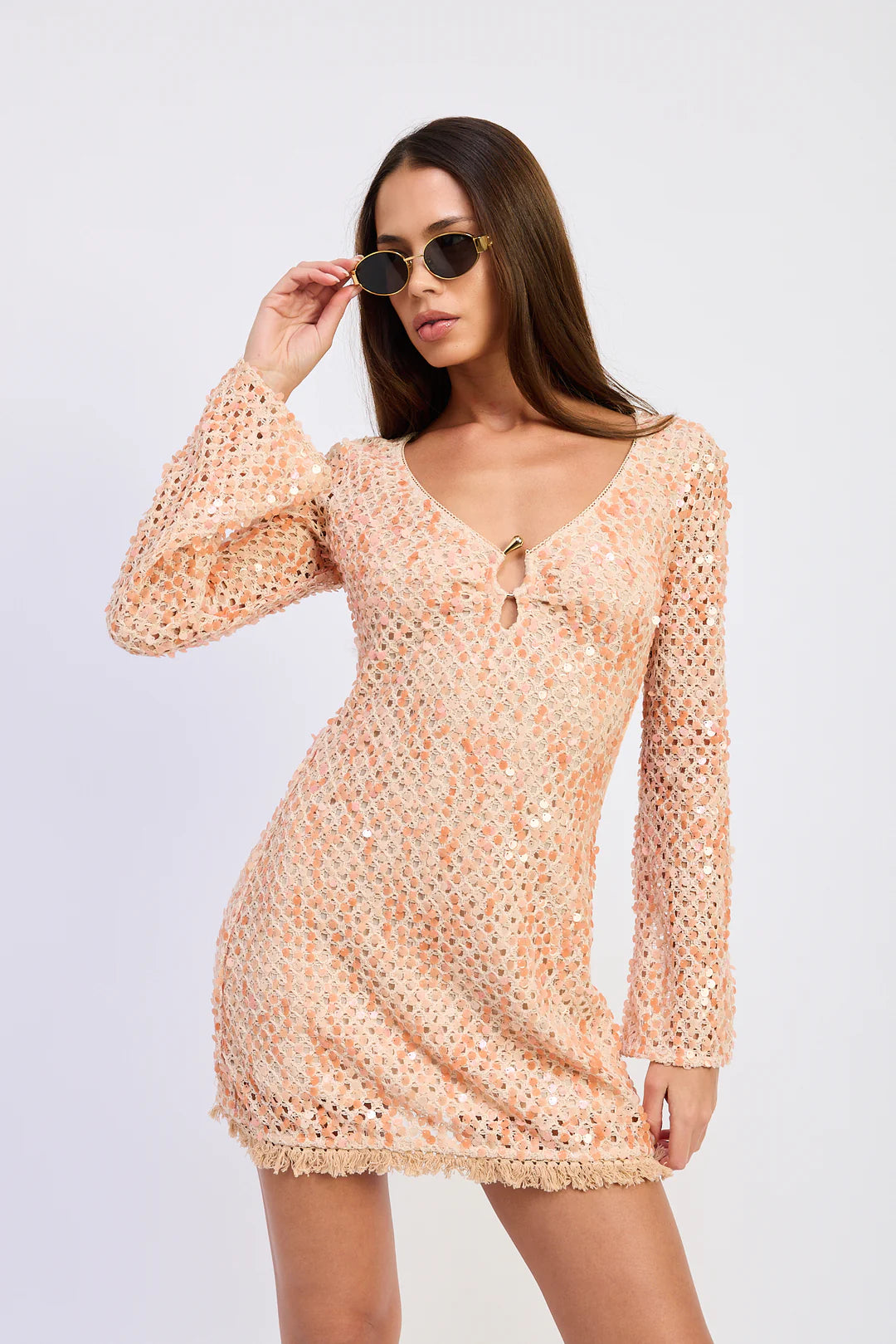 Sequin Coverup Dress SMALL