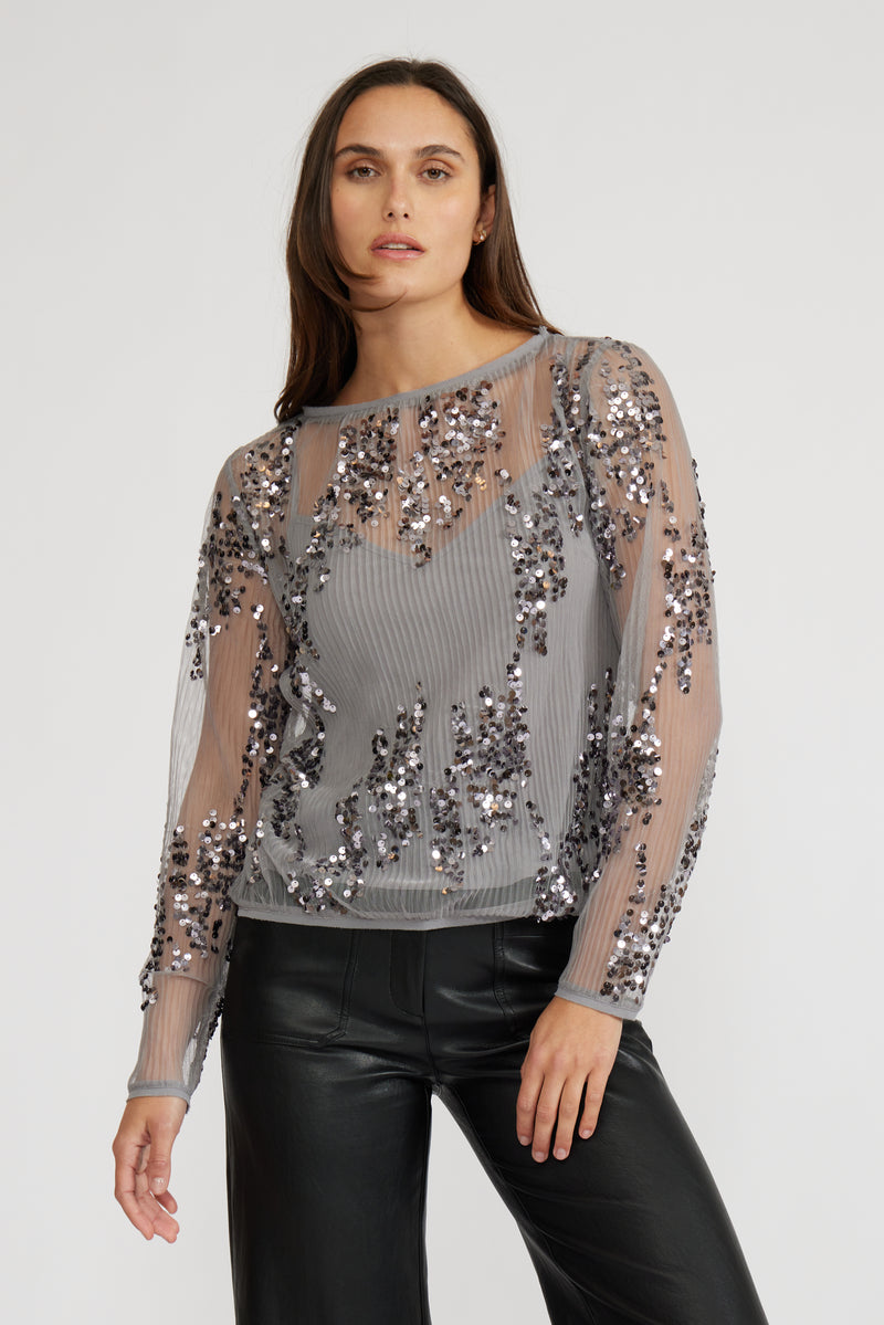 Ginny Sequined Top