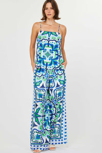 Blue Boho Pant