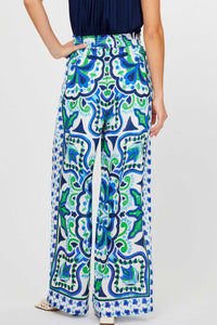 Blue Boho Pant