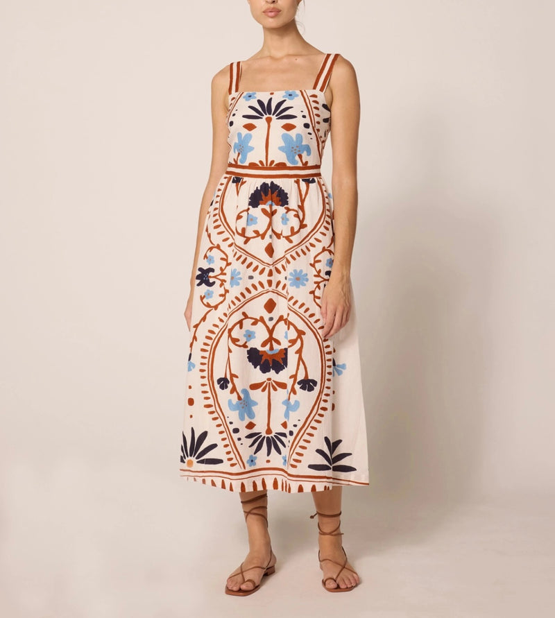 CARMEN MIDI DRESS