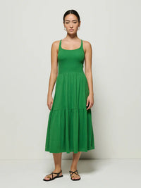 Penelope Cross Back Midi Green Lawn