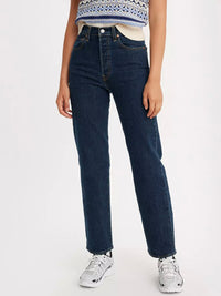 Levi's Ribcage Straight Ankle in Salsa Dark Stone