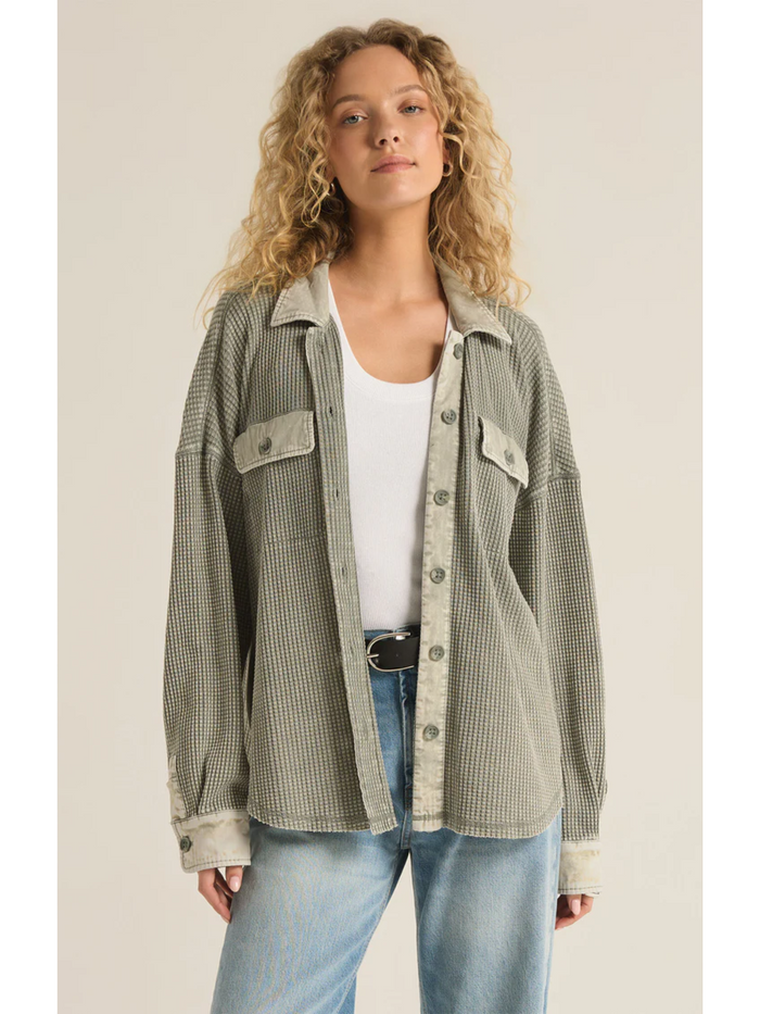 Z Supply Elijah Waffle Jacket