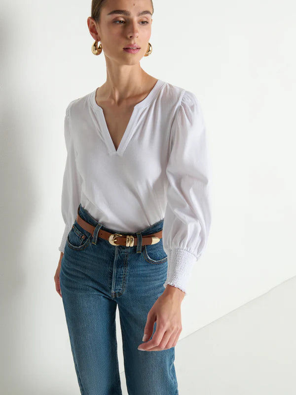 Flora Peasant tee