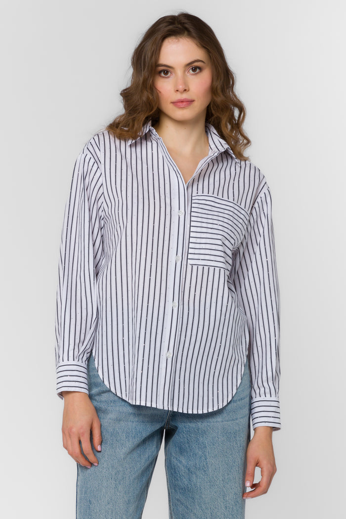 Striped Button Up