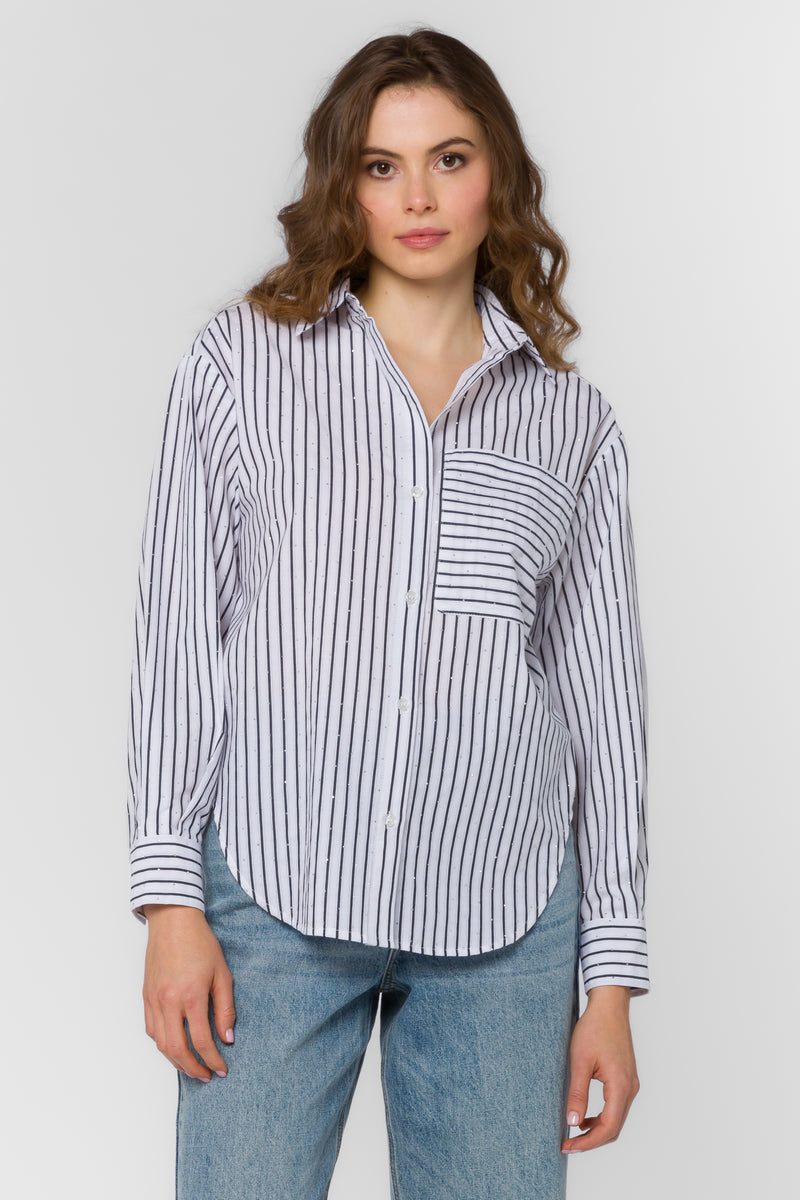 Striped Button Up