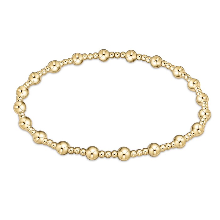 Enewton Classic Sincerity Pattern 4mm Bead Bracelet - Gold - Eden Lifestyle