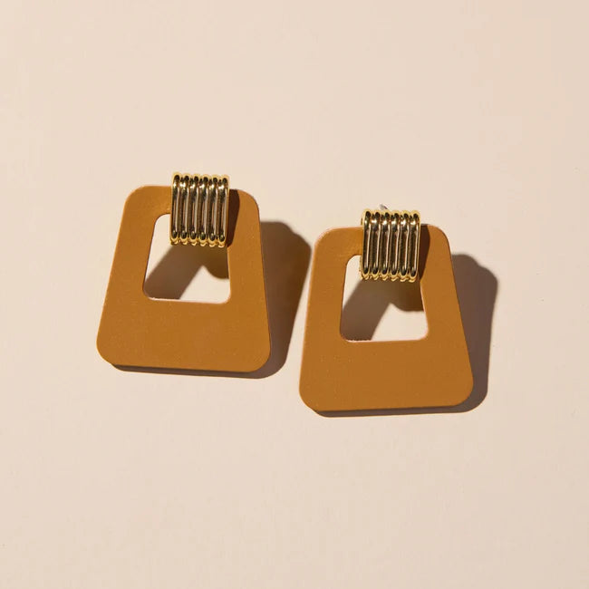 London Tan Avery Earrings