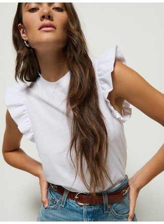 Paulette Tank White