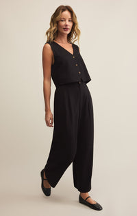 Topanga Linen Pant Black