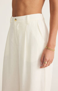 Topanga Linen Pant White