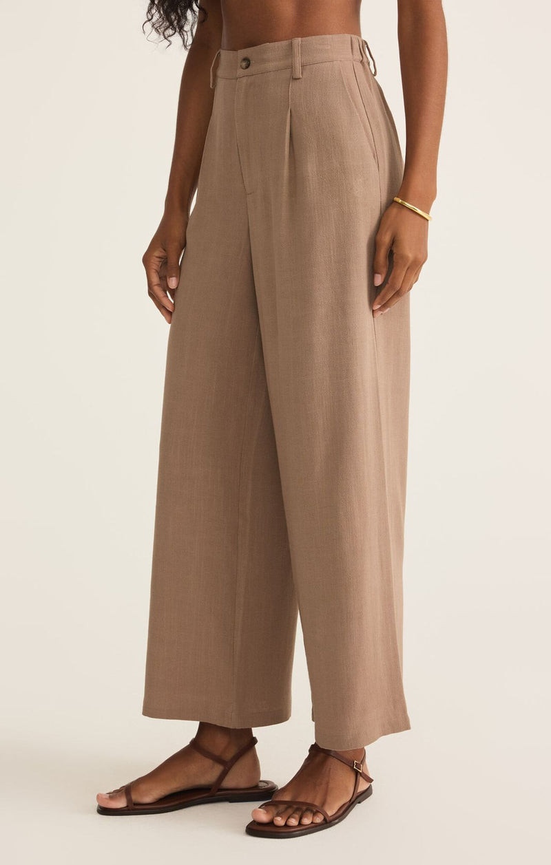Vista Linen Pant Iced Coffee