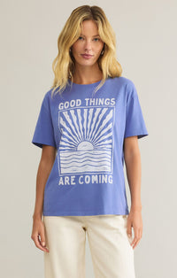 Z SUPPLY  Good Things Boyfriend Tee