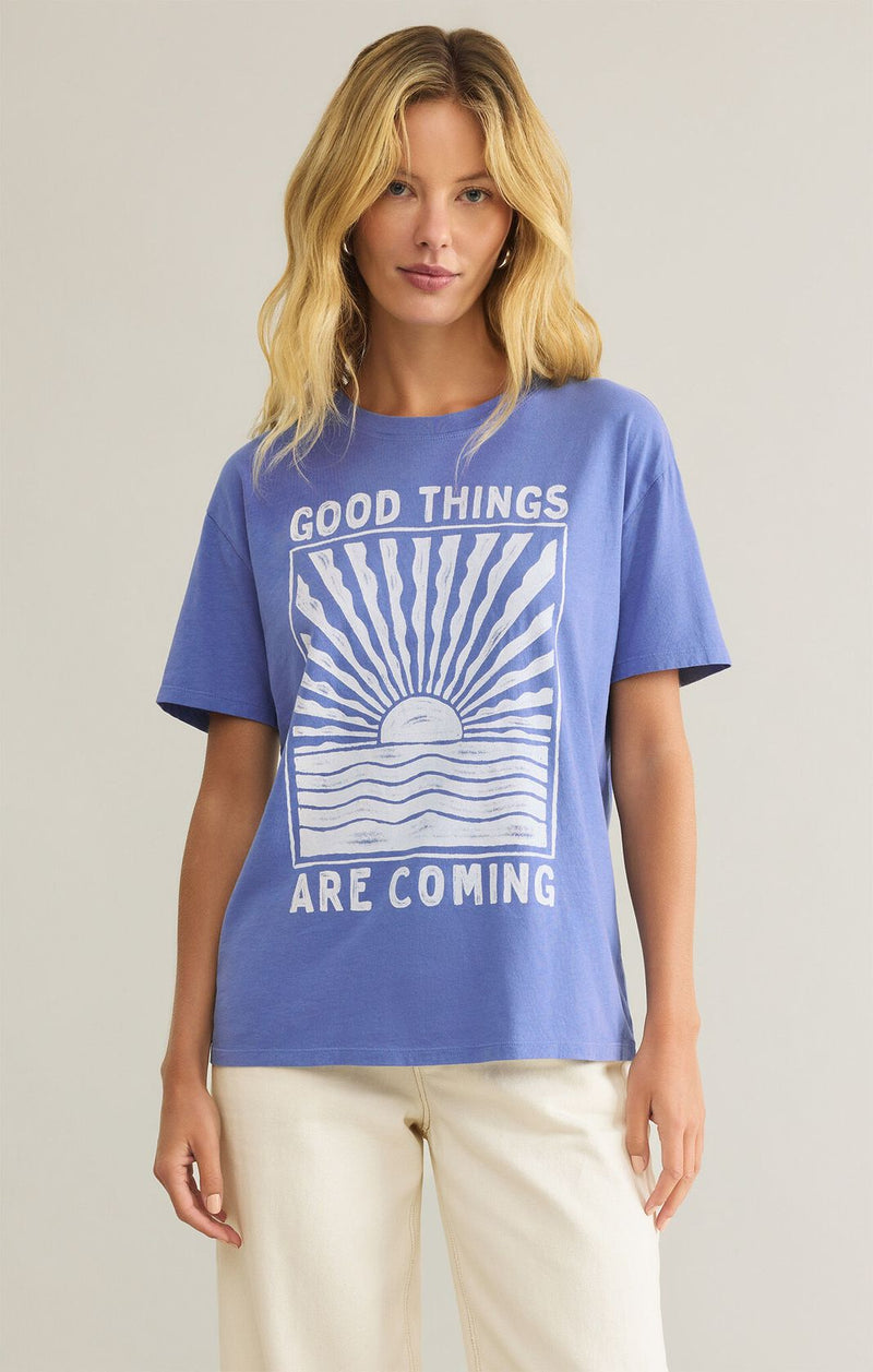Z SUPPLY  Good Things Boyfriend Tee