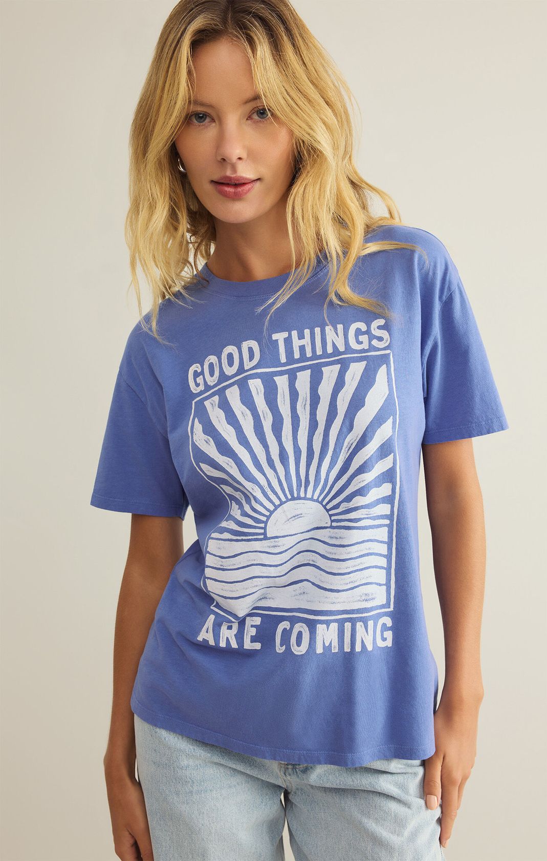 Z SUPPLY  Good Things Boyfriend Tee