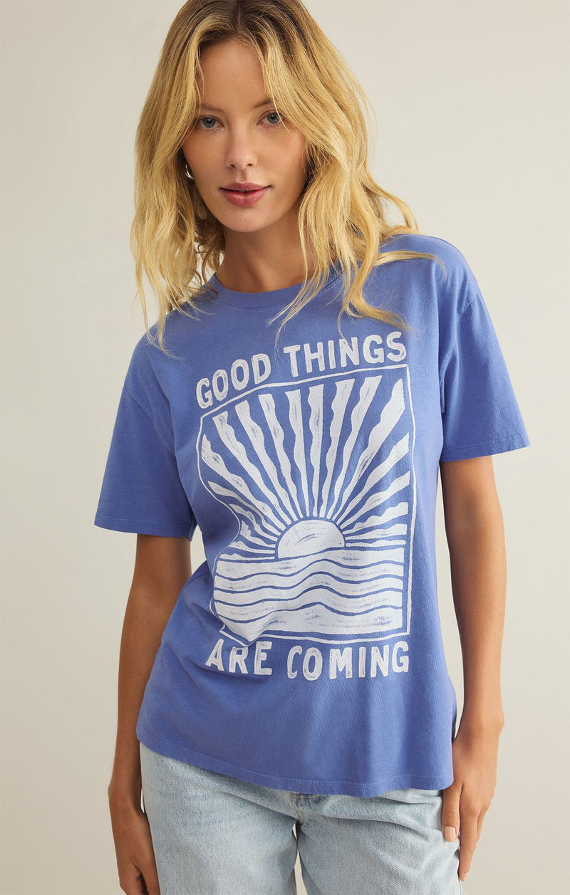 Z SUPPLY  Good Things Boyfriend Tee