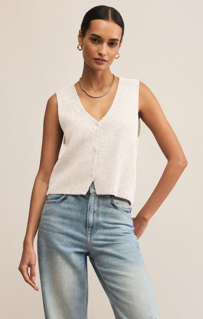 Bryce Sweater Vest Crystal