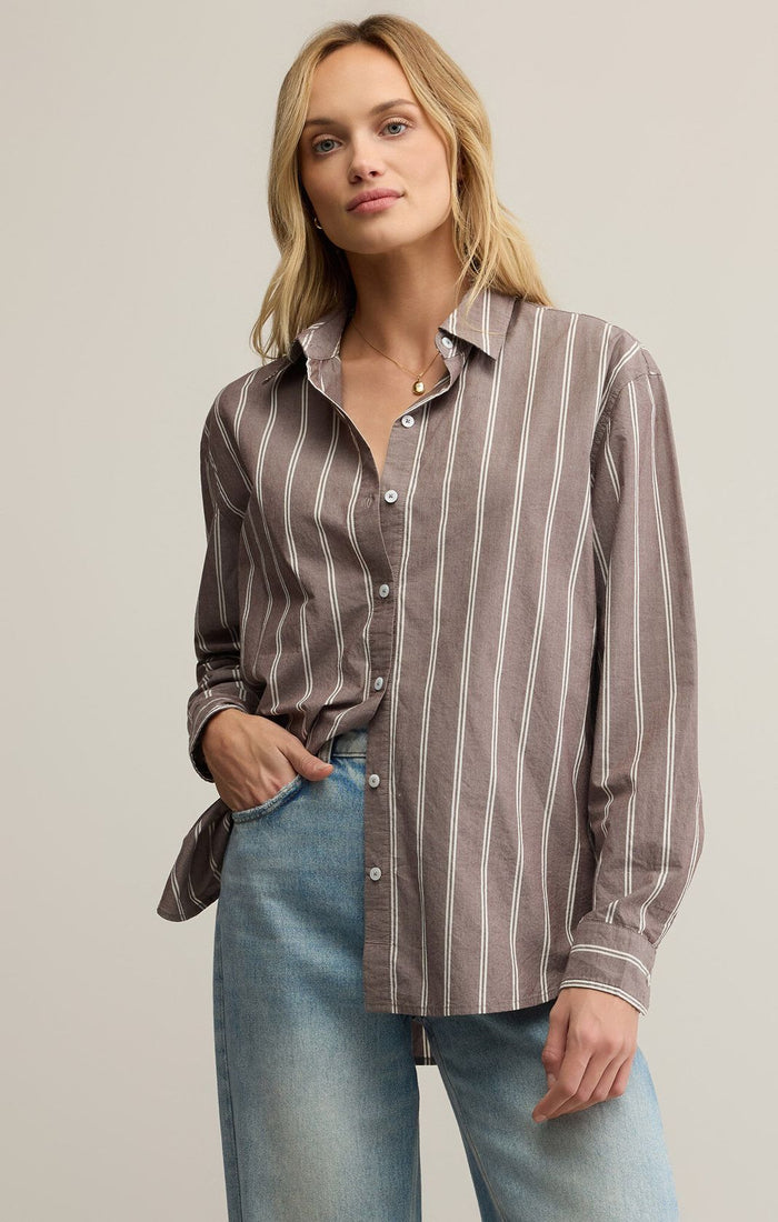 Seaport Striped Poplin Shirt