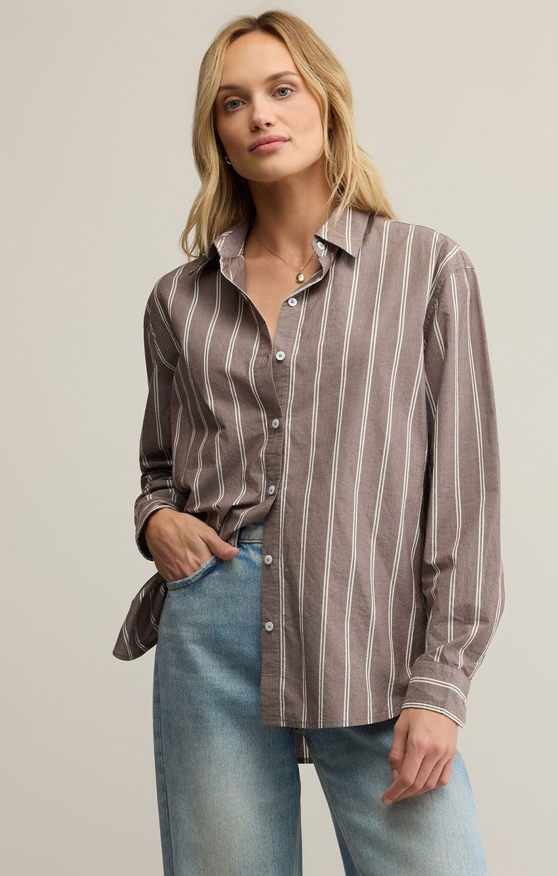 Seaport Striped Poplin Shirt