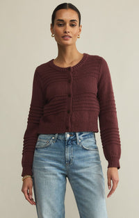 Between the Lines Cardigan Sandalwood