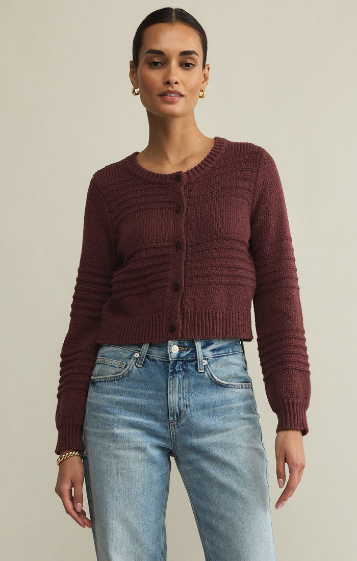Between the Lines Cardigan Sandalwood
