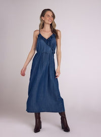 Riffle Cam Midi Dress - Moonlight Wash