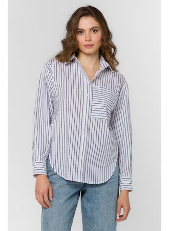 Striped Button Up