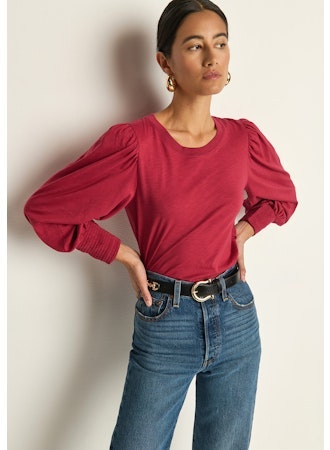 Loren Peasant Tee Sangria