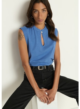 Luna Keyhole Tank Harbor Blue