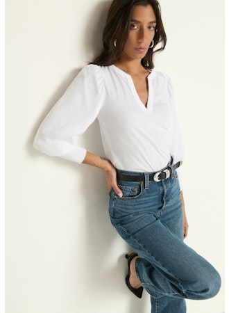 Flora Peasant tee
