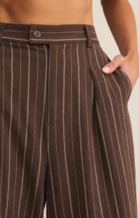 Alma Pinstripe Wide Leg Pant