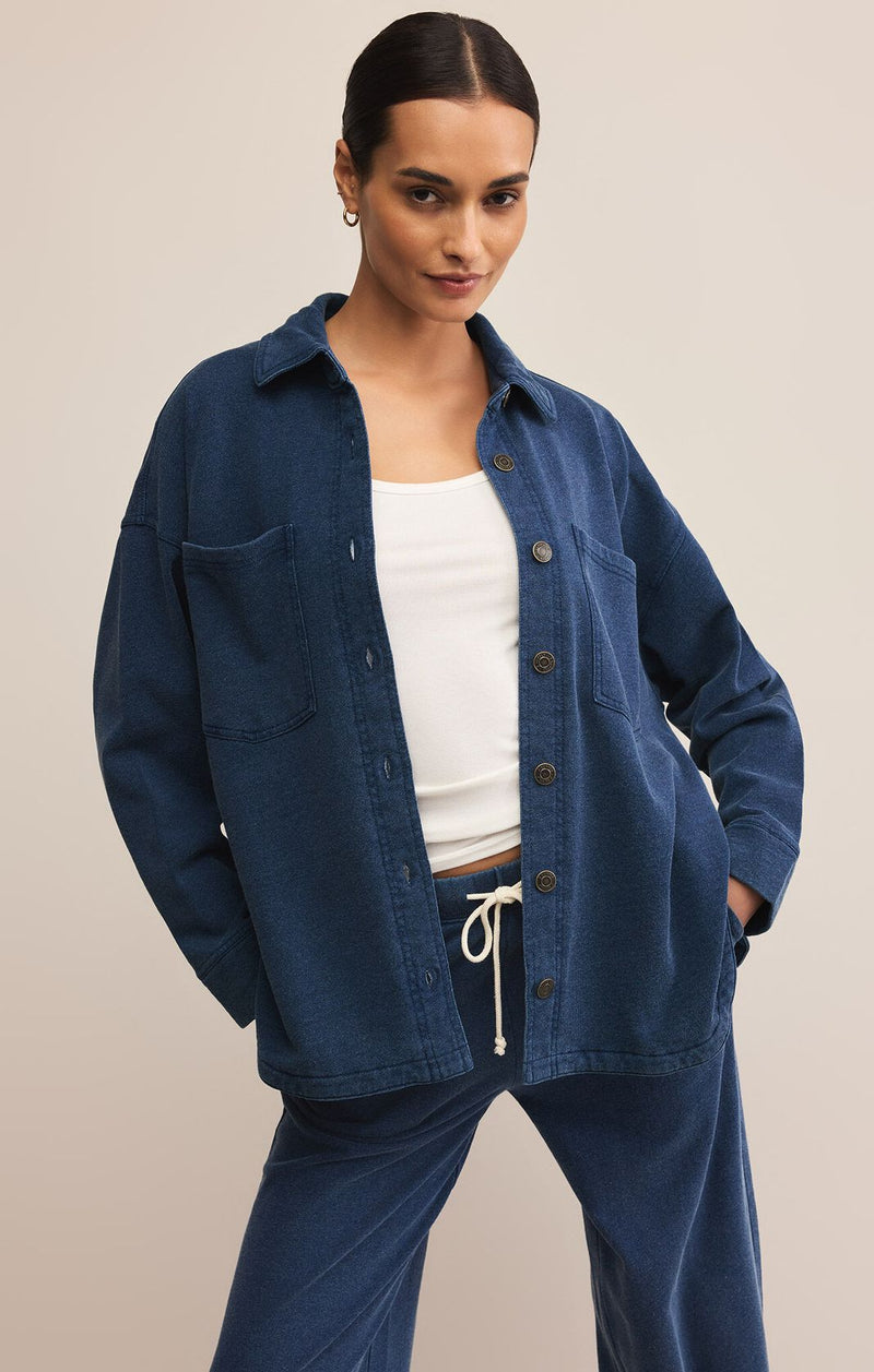 All Day Knit Denim Jacket Indigo