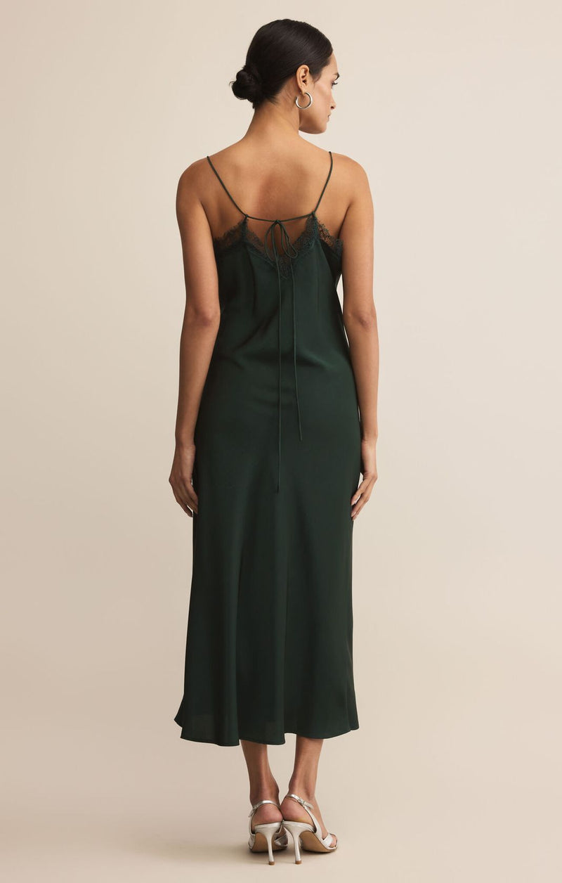 Z Supply After Hours Midi Dress Garland Green