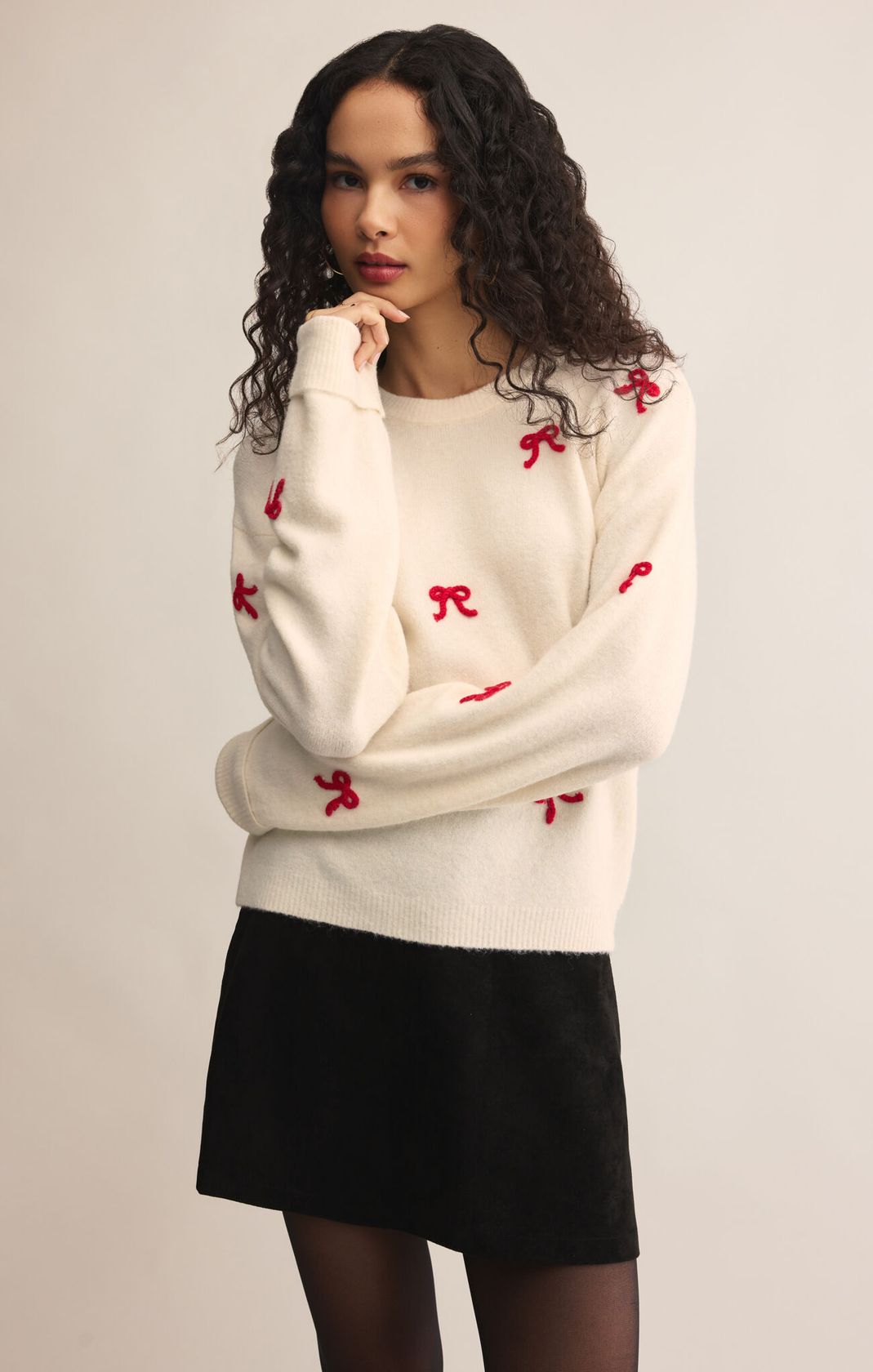 Z Supply Tie The Ribbon Sweater