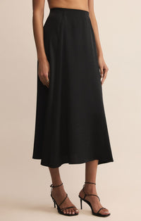 Z Supply Northpointe Midi Skirt Black
