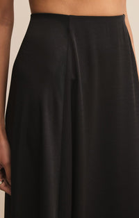Z Supply Northpointe Midi Skirt Black